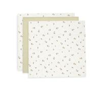 Jollein Muslin Cloths Baby - 70 x 70 cm - Pack of 3-100% Cotton - Soft and Absorbent - Versatile - Burp Cloths Baby - Over The Moon