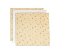 Jollein Muslin Cloths - Kangaroots - 70x70cm - 3 Pack - 100% Cotton - Baby Burp Cloths - OEKO-TEX Certified