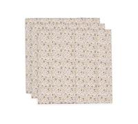 Jollein Musselin Tuch Baby - Flower Fairies - 3er Pack - 70x70cm - 100% Baumwolle - Spucktücher Baby - Oeko-TEX Zertifiziert