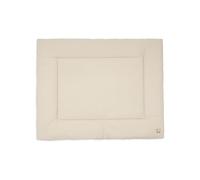 Jollein Playpen Mat - Little Waffle - 75x95cm - Warm Sand/Sand - Playpen Insert - 95% Cotton 5% Elastane - OEKO-TEX Certified - Soft & Comfortable - Baby Play Mat
