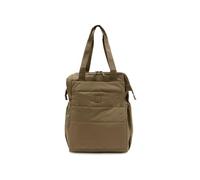 Jollein Quilted Quinn Changing Backpack with Changing Mat Water-Repellent with Compartments and Pram Attachment Bottle Holder Bronze 42 x 30 x 16 cm