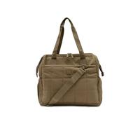 Jollein Quilted Quinn Changing Bag with Changing Mat Water-Repellent with Compartments and Pram Attachment Bottle Holder Bronze 40 x 35 x 19 cm
