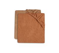 Jollein Set of 2 Changing Mat Covers 50 x 70 cm Terry Caramel and Biscuit Jollein