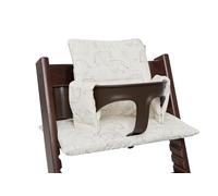 Jollein Sitzverkleinerer für Hochstuhl - Elephant Tales - Leicht Abwischbar - Hochstuhl Sitzverkleinerer - Sitzkissen Hochstuhl - 27x45x2 cm