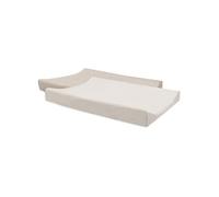 Jollein Terry Changing Mat Cover - Oatmeal/Sand - 2-Pack - 50x70cm - 85% Cotton, 15% Polyester - Oeko-TEX Certified - Changing Pad Cover