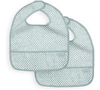 Jollein Unisex Baby Snake Waterproof Bib, Mint, White, One Size
