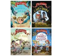 Jolley-Rogers Series 4 Books Collection Set (The Jolley-Rogers and the Ghostly Galleon, The Jolley-Roger and the Cave of Doom, Jolley-Roger the Monsters Gold & The Jolley-Rogers and the Pirate Piper)