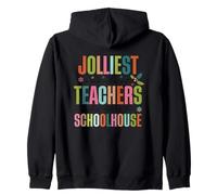Jolliest Bunch Of Teachers Schoolhouse Zip Hoodie