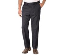 Jolliman Men’s Smart Casual Work Easy Care Light Weight Trouser Pants for Travelling, Holiday, Outdoor Activities Waist Sizes from 32" to 60" Grey
