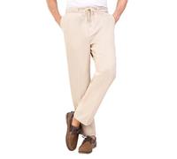 Jolliman Mens Flexi-Waist Trousers with Drawstring & Button Fastening, Half Elasticated Back, Comfort Fit Casual Pants, Sizes 32"-60" Waist