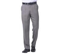 Jolliman Men's Self Adjusting Elasticated Wonder Waist Formal Casual Business Leasure Workwear Trousers Grey
