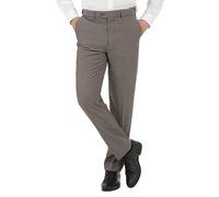 Jolliman Mens Smart Casual Travel Trousers Pants Expanding Waist Stretchable Fabric 40W & 29L Grey