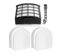 Jollsung AZ3900UKTBK PowerDetect Filters for Shark DuoClean Detect Corded Upright Vacuum Cleaner AZ3900UKT, 1 Washable HEPA and 2 Foam & Felt Filter