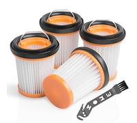 Jollsung Handheld Replacement Filter for Shark ION W1 Cordless Handheld Vacuum WV200UK, WV251UK, WV201, WV205, WV220, 4 pack Wandvac Filters Replace Part # XHFWV200