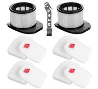 Jollsung IZ400UKT Filters for Shark Stratos Cordless Pet Pro Stick Vacuum | IZ400UK IZ402UKTSB IZ400UKTBK IZ400UKTSB IZ420UK IZ420UKT, 2 Hepa Post Motor and 4 Foam & 4 Felt Filters
