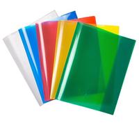 JOLLY 5 Bright Colours Quartz Notebook Cover Made of Extra Strong Polypropylene Ultrasonic Welding Insertion Tabs Perfect Protection for Notebooks and Books School Supplies