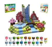 Jolly Blocks Magnetic Blocks, 101PCS Magnetic Building Blocks, Constructions Toys for Boys & Girls Age 3 4 5 6 7 8 9 10 STEM Montessori Stacking Toy, Sensory Brithdays for Toddlers