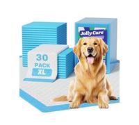 Jolly Care Extra Large Puppy Dog Pee Pads 28" x 34"-30 Count, Super Absorbent Disposable Dog Training Pads, Quick Drying, Leak-Proof, Ultra Thick Potty Pads for Dogs, Puppies, Doggie, Cats, Rabbits