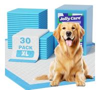 Jolly Care Extra Large Puppy Dog Pee Pads 28" x 34"-30 Count, Super Absorbent Disposable Dog Training Pads, Quick Drying, Leak-Proof, Ultra Thick Potty Pads for Dogs, Puppies, Doggie, Cats, Rabbits