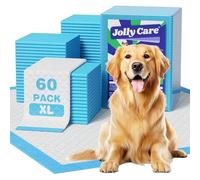 Jolly Care Extra Large Puppy Dog Pee Pads 28" x 34"-60 Count, Super Absorbent Disposable Dog Training Pads, Quick Drying, Leak-Proof, Ultra Thick Potty Pads for Dogs, Puppies, Doggie, Cats, Rabbits