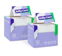 Jolly Care - 【Safe for All Skin Types】10" x 12" disposable face towels are made of 100% premium plant fiber and are 30% thicker than others, contain no chemic