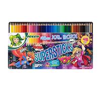 Jolly Crayons supersticks, Children's Party, XXL Box, 48 pens in Metal case, 3000-0494