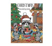 Jolly Critters & Christmas Cheer: A Festive Coloring Book for Kids