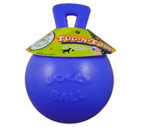 Horsemen's Pride Jolly Ball Tug-N-Toss Dog Toy - Blue - 15cm