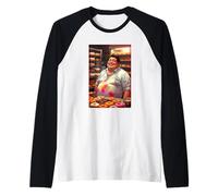 Jolly Donut Man Raglan Baseball Tee