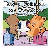 Jolly Friends on Vacation: Coloring Book