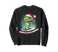 Jolly Frog Express - Santa’s Little Hopper Christmas Artwork Sweatshirt