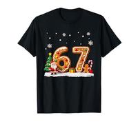 Jolly Gingerbread 67 Gen Alpha Six Seven Matching Christmas T-Shirt