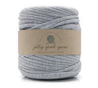 Jolly Good Yarn Recycled Chunky Cotton T-Shirt Yarn for Crochet, Macrame, Loom Knitting - Grey 800g / 100m