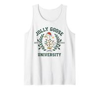 Jolly Goose University Silly Funny Christmas Holiday Goose Tank Top