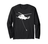 Jolly Green Giant to The Rescue HH-3E Helicopter CSAR Long Sleeve T-Shirt
