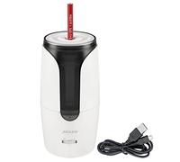 JOLLY Herbert Electric Sharpener Large Electric Sharpener for All Pencils, Also for Fine Artist Pencils and Full Lead Pencils with Auto Stop White