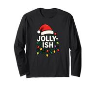 Jolly-ish Santa Funny Christmas Sarcasm Jolly-ish Long Sleeve T-Shirt