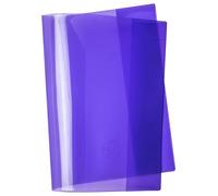 JOLLY Jollycover A5 Exercise Book Covers, Purple, Pack of 10, Extra Strong, Childproof, with Ultrasonic Welding, 160 µm Polypropylene, Environmentally Friendly, for School Notebooks and Books