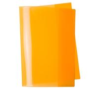 JOLLY Jollycover Notebook Covers A5, Orange, Pack of 10, Extra Strong, Childproof, with Ultrasonic Welding, 160 µm Polypropylene, Environmentally Friendly, for School Notebooks and Books