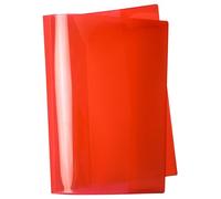 JOLLY Jollycover Notebook Covers A5, Red, Pack of 10, Extra Strong, Childproof, with Ultrasonic Welding, 160 µm Polypropylene, Environmentally Friendly, for School Notebooks and Books