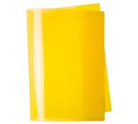 JOLLY Jollycover Notebook Covers A5, Yellow, Pack of 10, Extra Strong, Childproof, with Ultrasonic Welding, 160 µm Polypropylene, Environmentally Friendly, for School Notebooks and Books