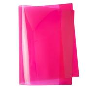 JOLLY Jollycover Quartz Exercise Book Covers, Pink, Pack of 10, Extra Strong, Childproof, with Ultrasonic Welding, 160 µm Polypropylene, Environmentally Friendly, for School Notebooks and Books