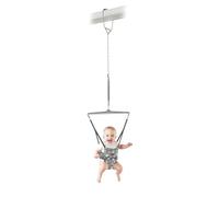 Jolly Jumper Iconic* Safari Saddle Grey Original Baby Exercise - Trusted by Parents and Loved by Babies for over 75 years