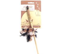 Rosewood Jolly Moggy 100% Natural Catnip Feather Teaser Toy - Engaging Cat Toy for Interactive Play, Stimulates Exercise and Hunting Instincts