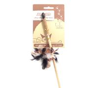 Jolly Moggy Catnip Natural Feather Teaser (Pack of 3)