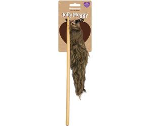 Jolly Moggy Silvervine Teasing Tail Cat Toy - Single