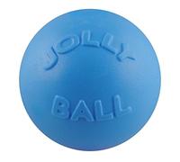 Jolly Pets Bounce-n-Play Dog Toy Ball, 8 Inches/Large, Blueberry, (Model: 2508 BB) Red