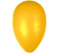 Jolly Pets Egg Dog Toy, 20 cm, Yellow Red | Egg-shaped herding ball for dogs that rolls unpredictably to trigger chase instincts, floats, and is made in the USA