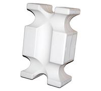 Jolly Pets Horsemen's Pride JB77 Jump Block (2 Pack), White, One Size