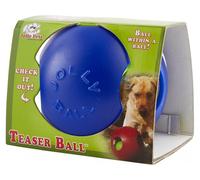 Jolly Pets Jolly Ball Teaser Dog Toy - Blue - 6''